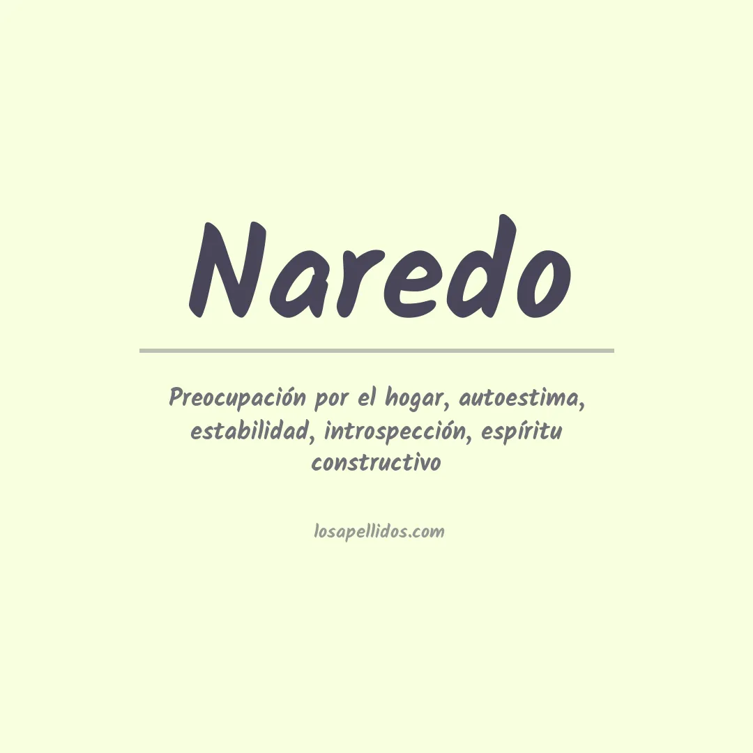 Apellido Naredo