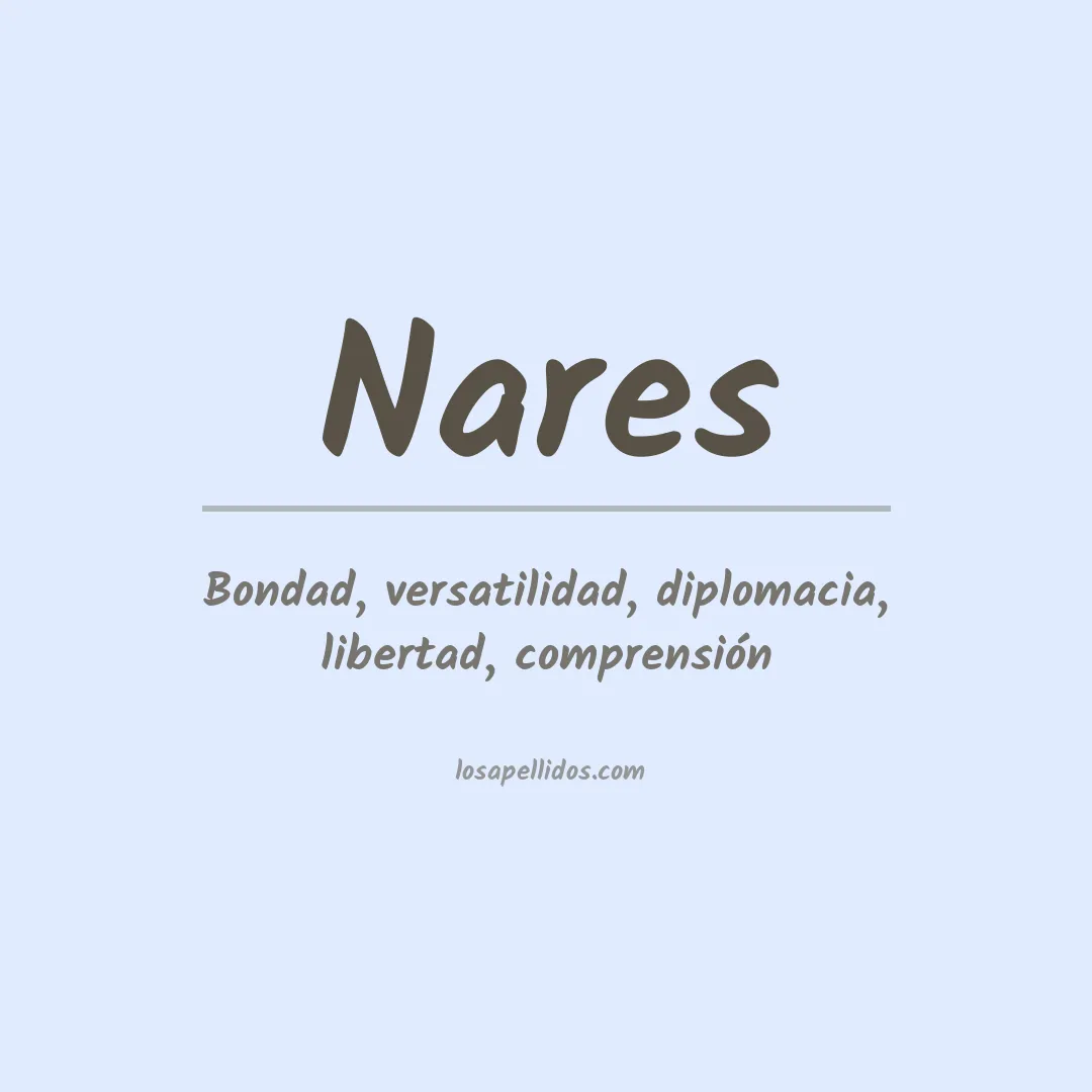 Apellido Nares