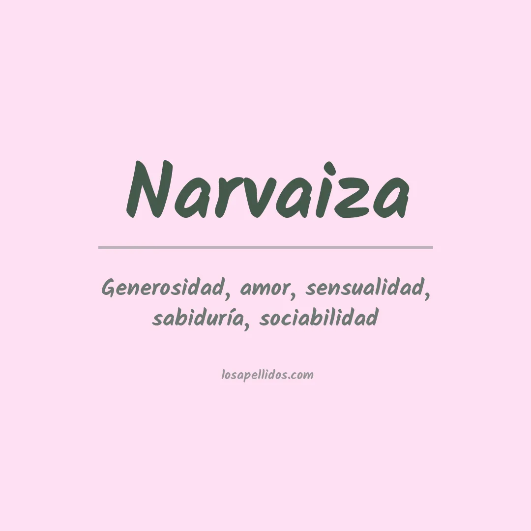 Apellido Narvaiza