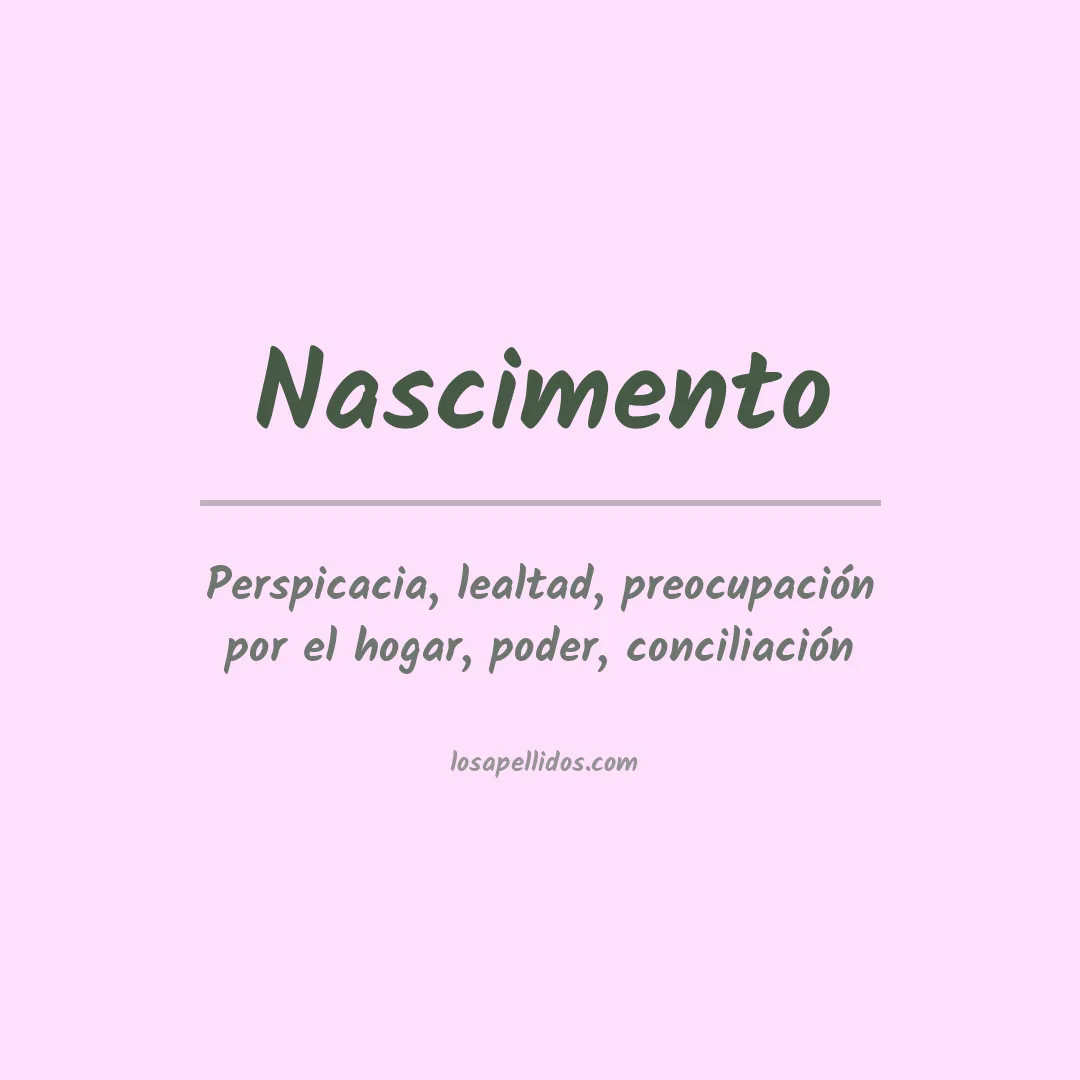 Apellido Nascimento
