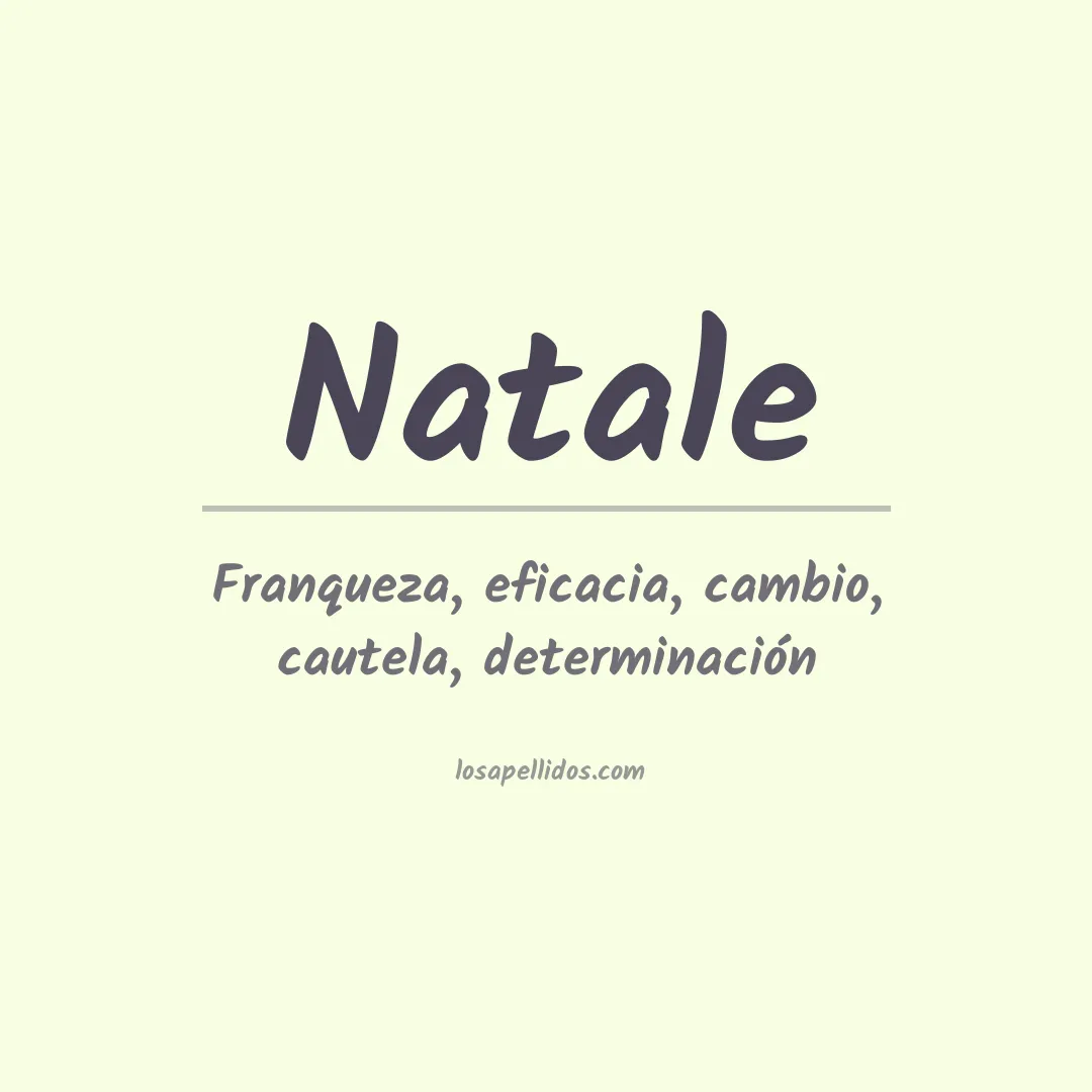 Apellido Natale