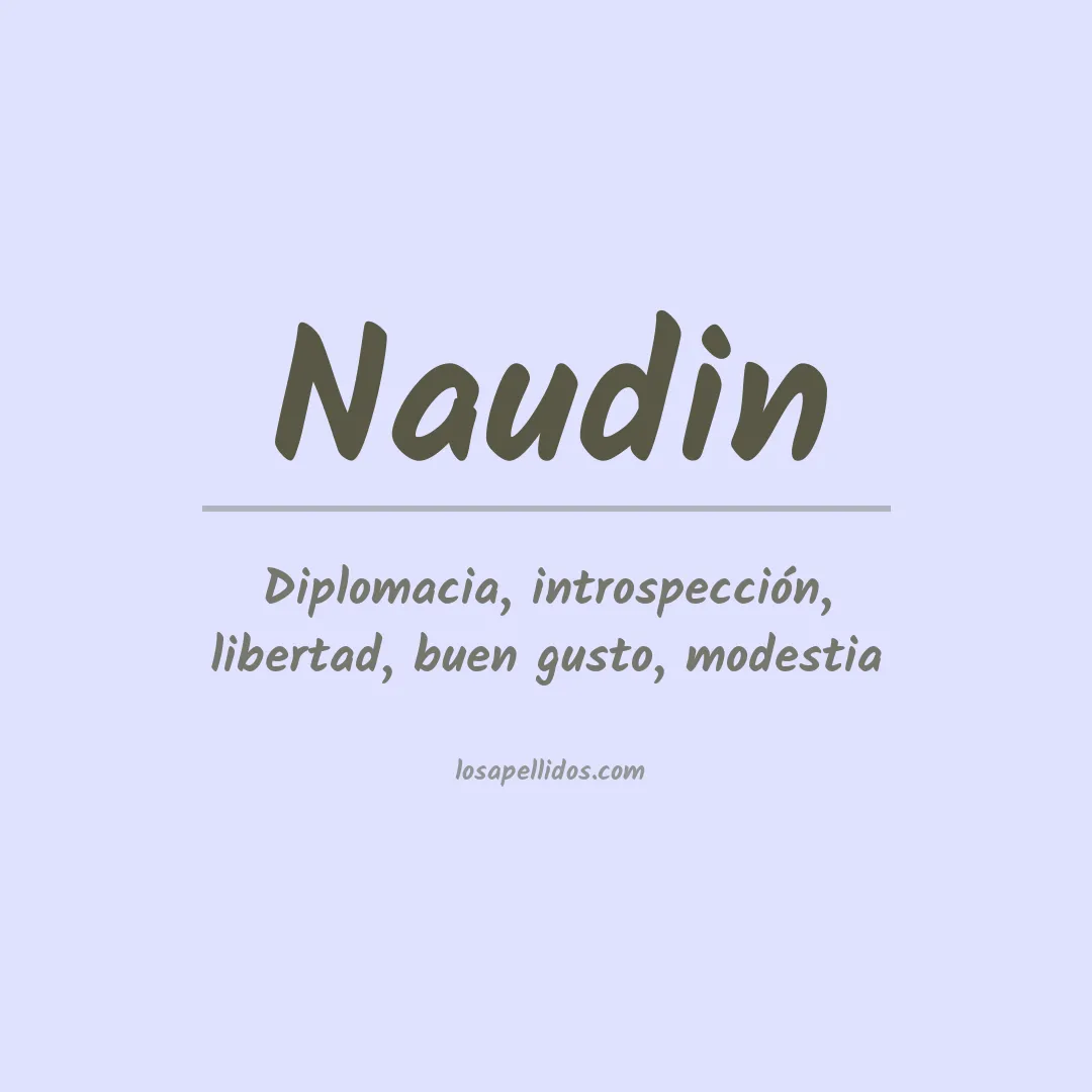 Apellido Naudin