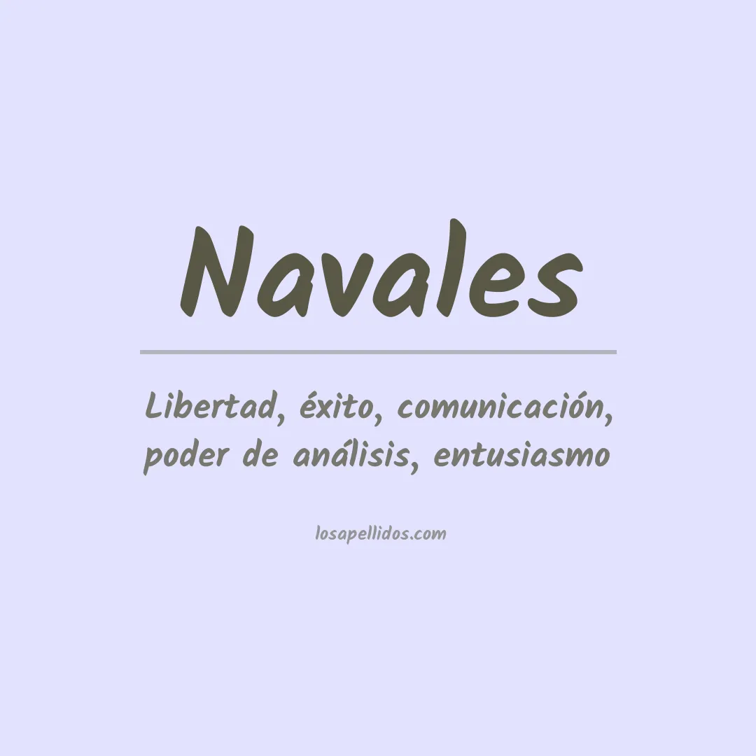 Apellido Navales