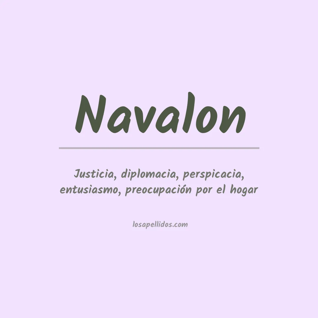 Apellido Navalon
