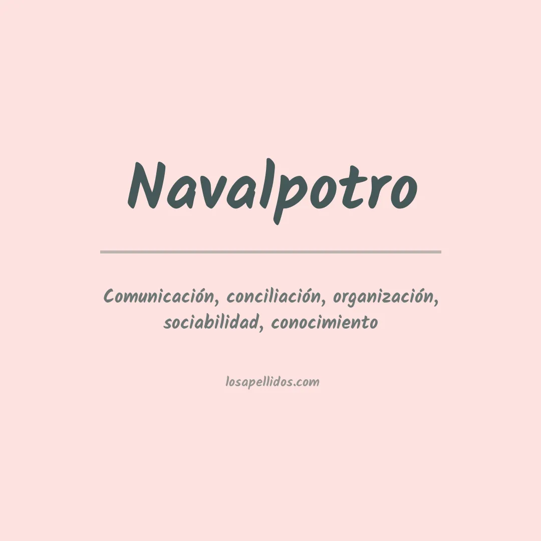 Apellido Navalpotro