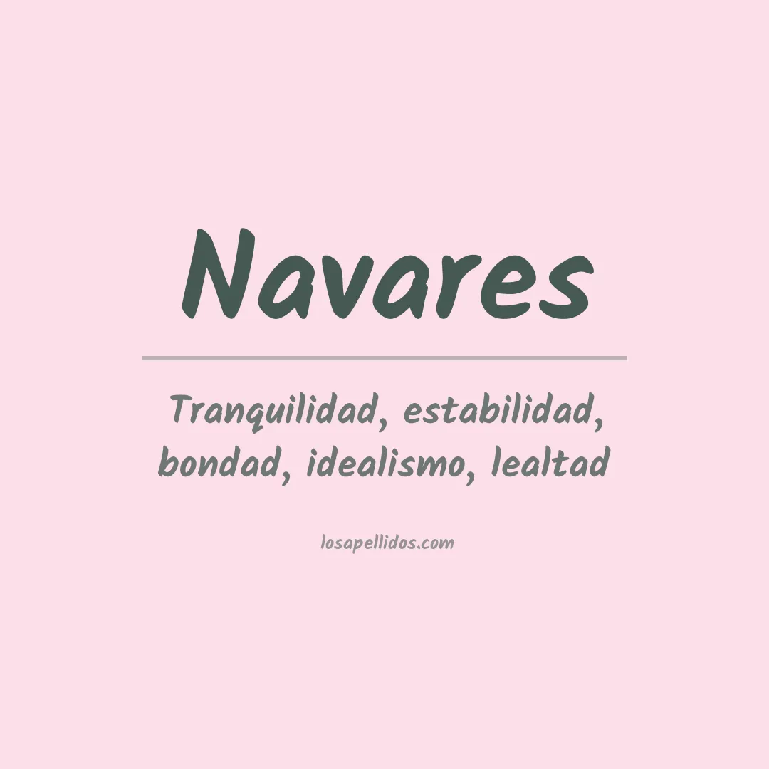 Apellido Navares