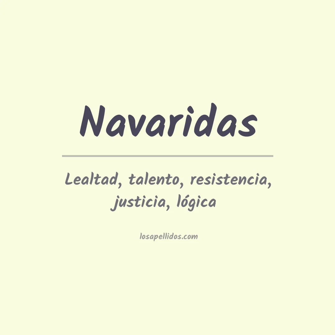 Apellido Navaridas