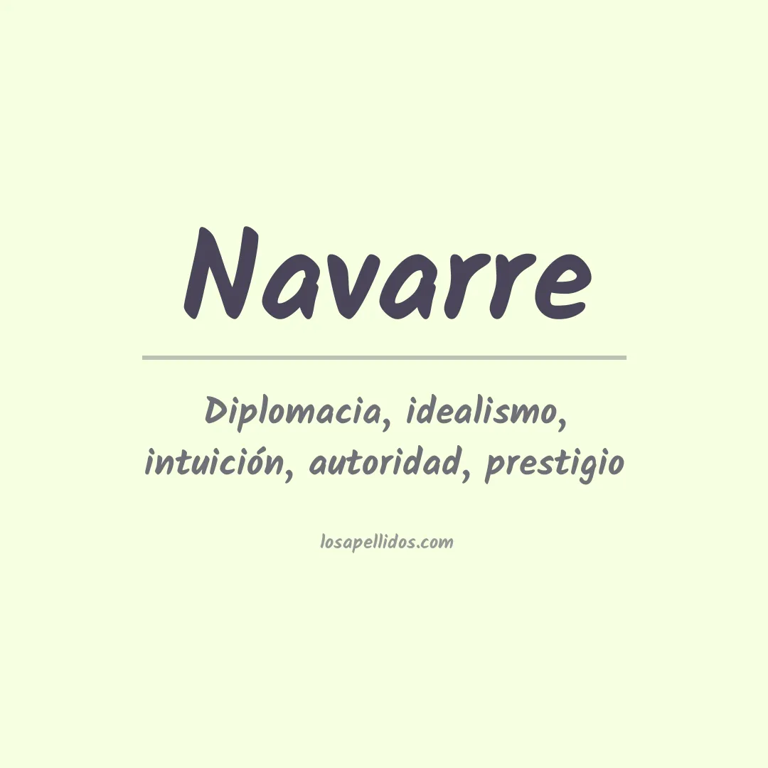 Apellido Navarre