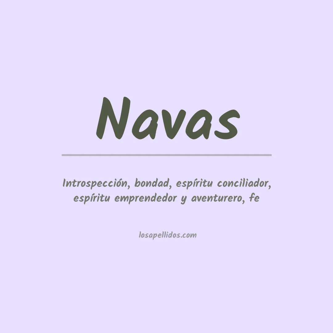Apellido Navas