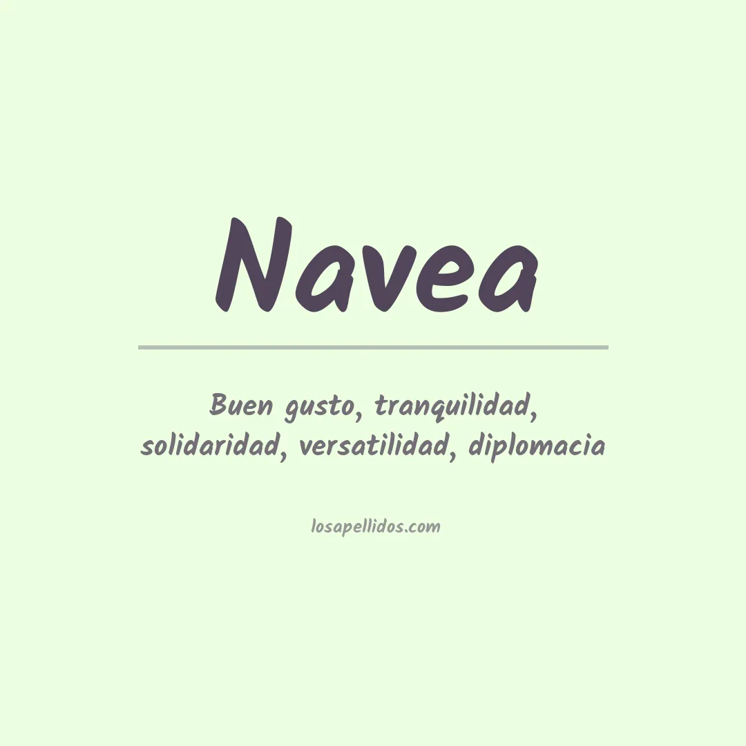 Apellido Navea