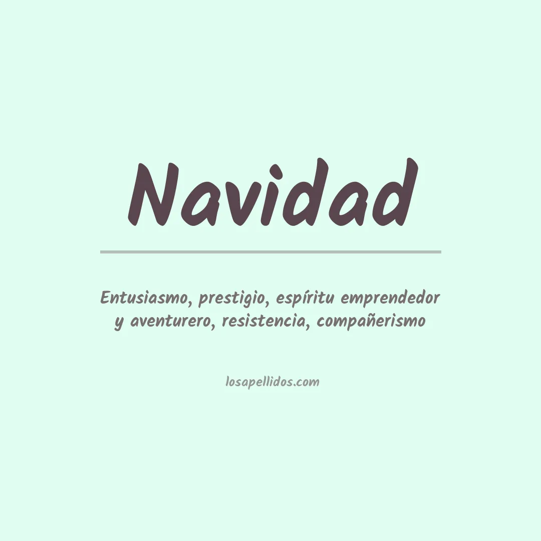 Apellido Navidad