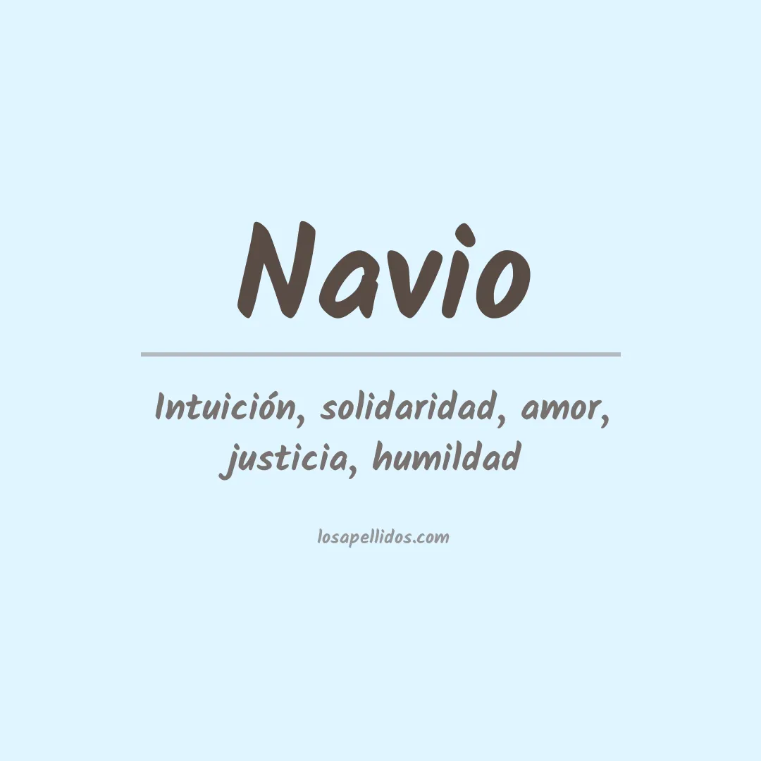 Apellido Navio
