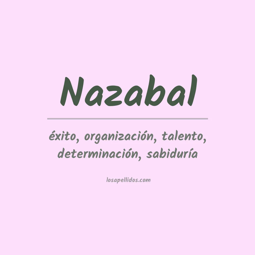 Apellido Nazabal