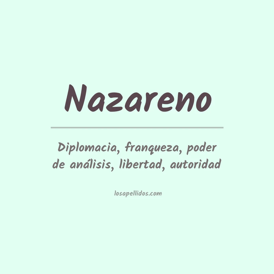 Apellido Nazareno