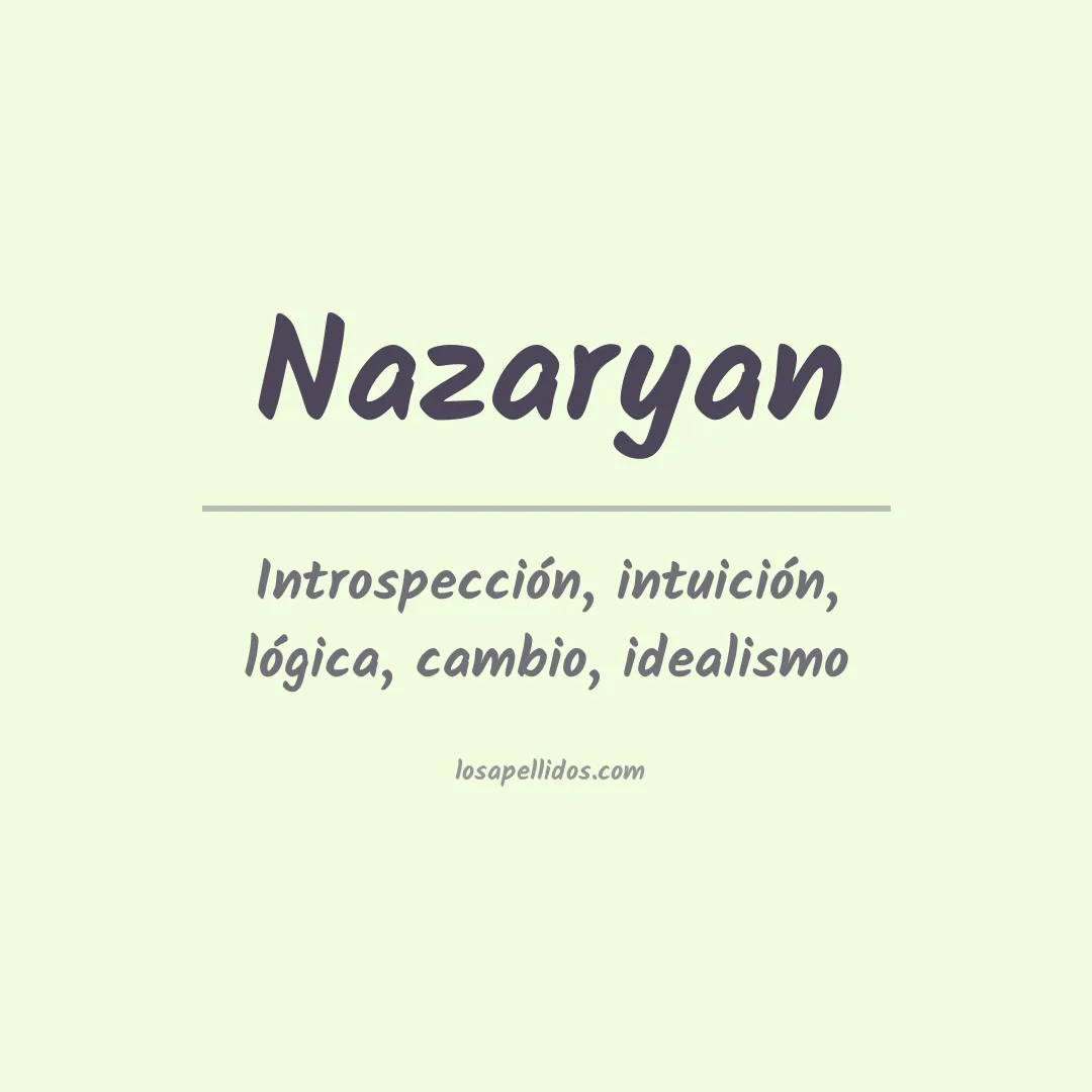 Apellido Nazaryan