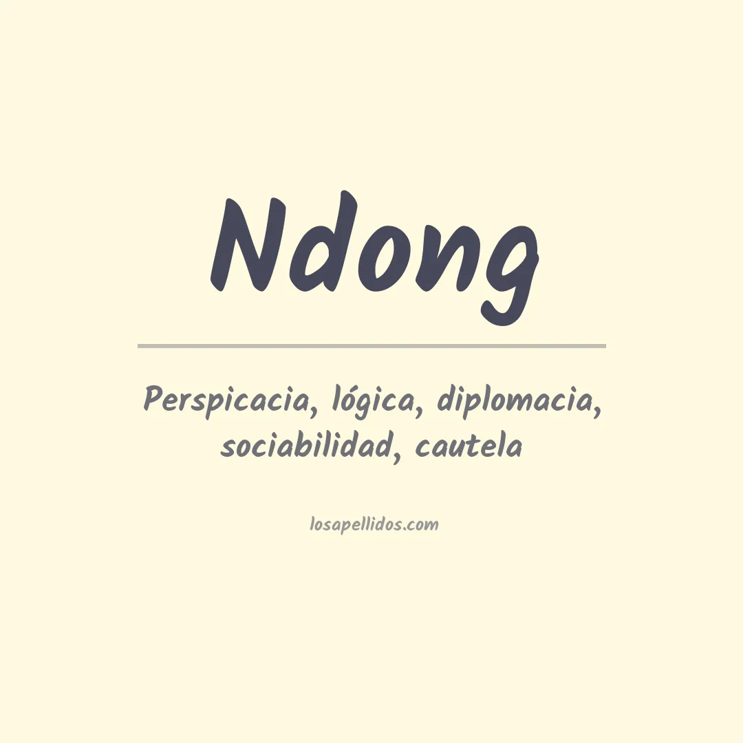 Apellido Ndong