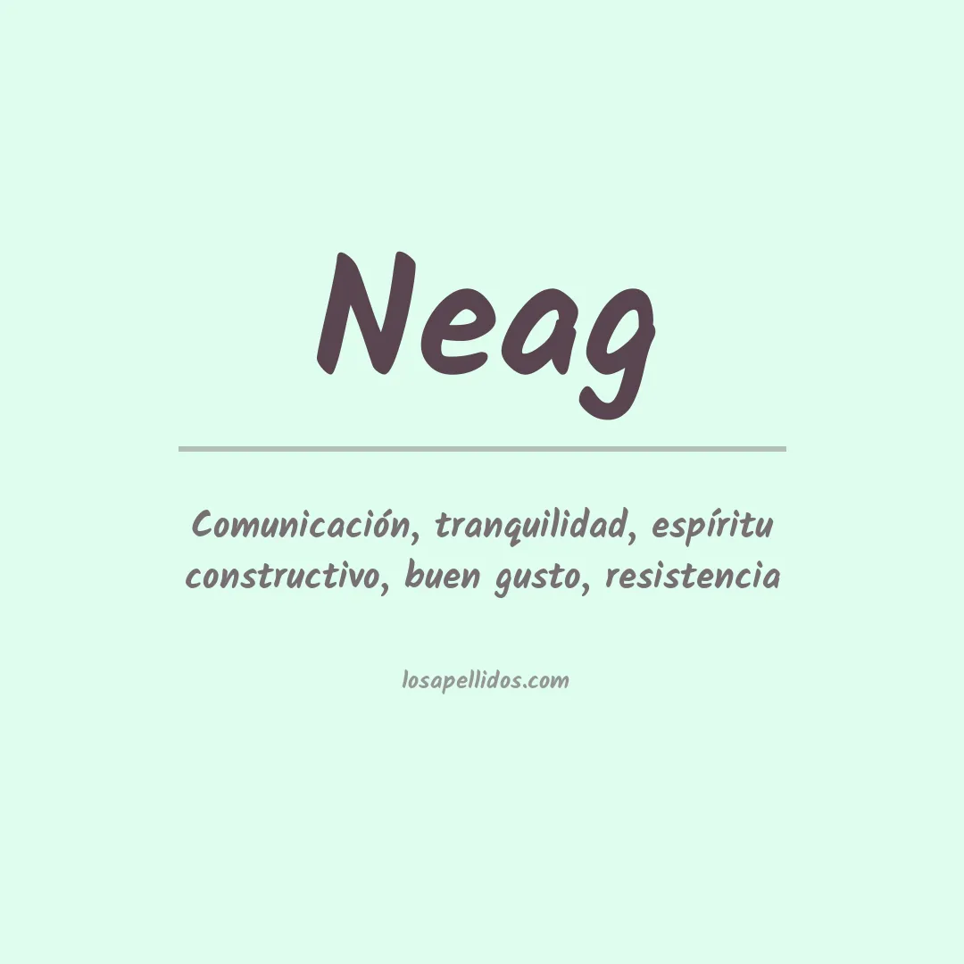 Apellido Neag