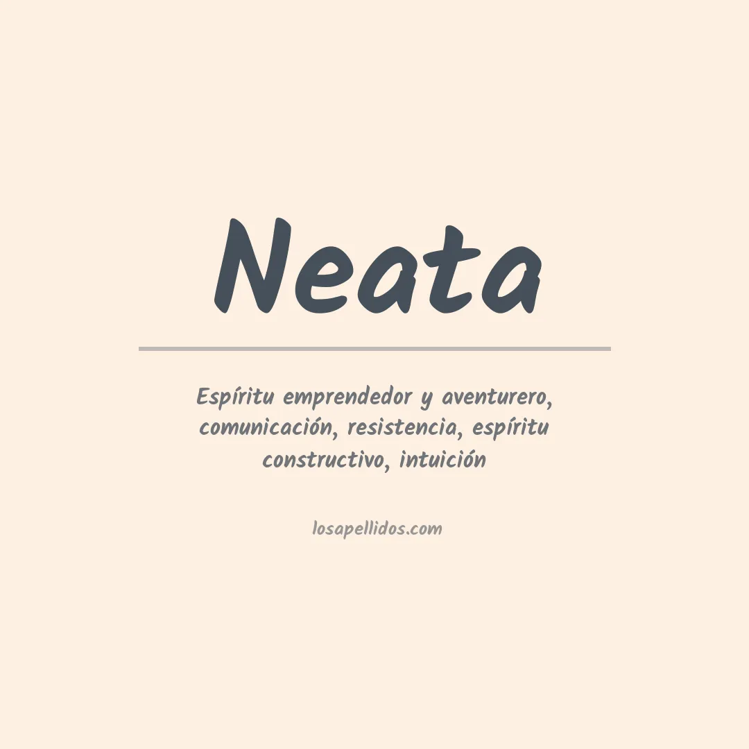 Apellido Neata