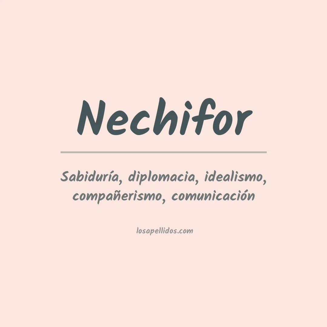 Apellido Nechifor