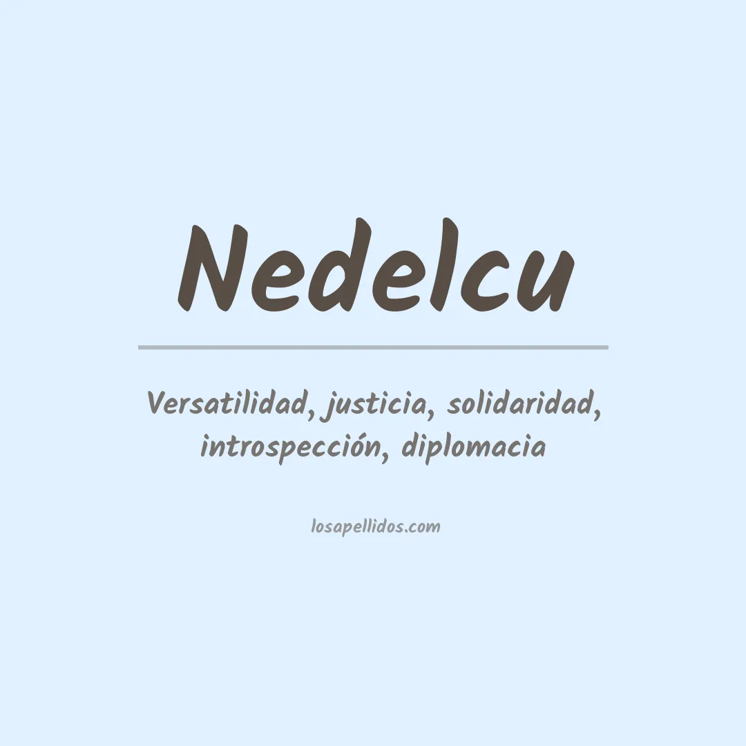 Apellido Nedelcu