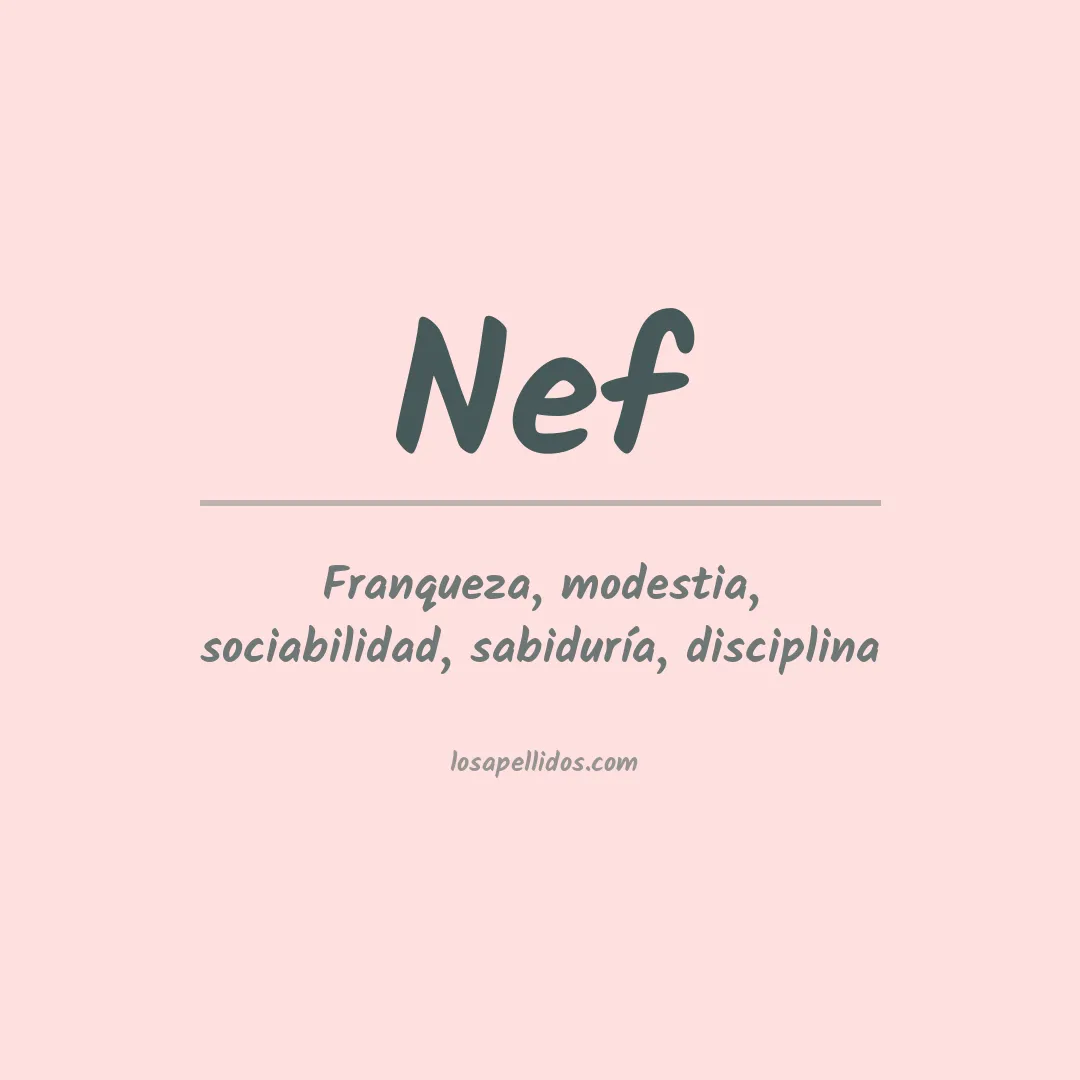 Apellido Nef