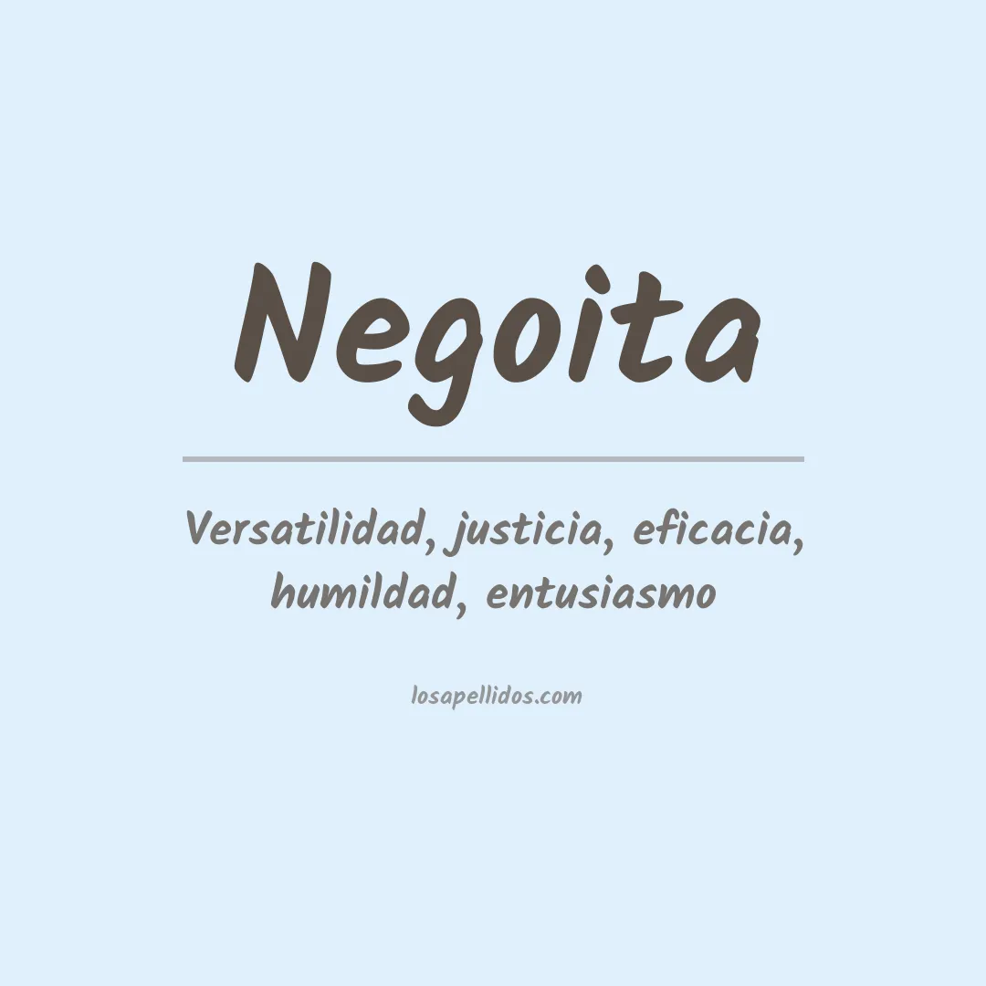 Apellido Negoita