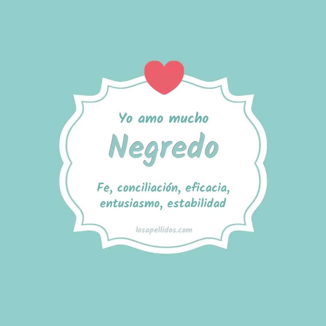 Yo amo mucho Negredo