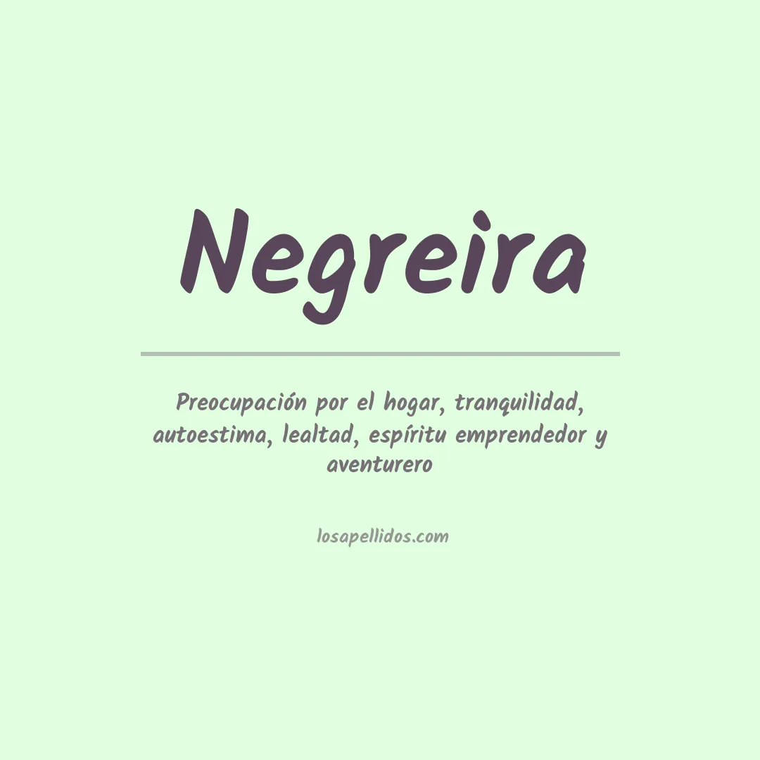 Apellido Negreira