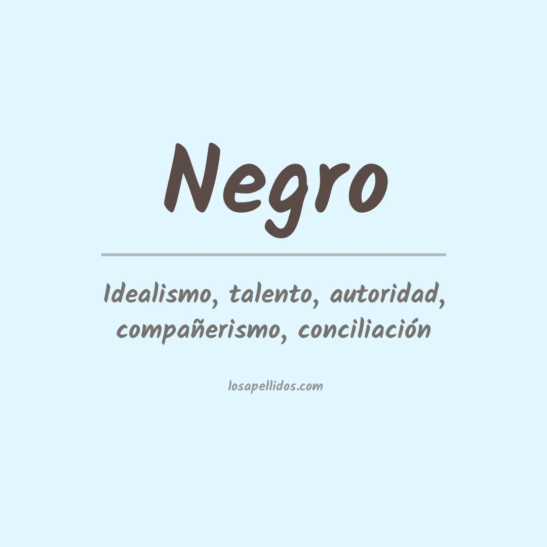 Apellido Negro