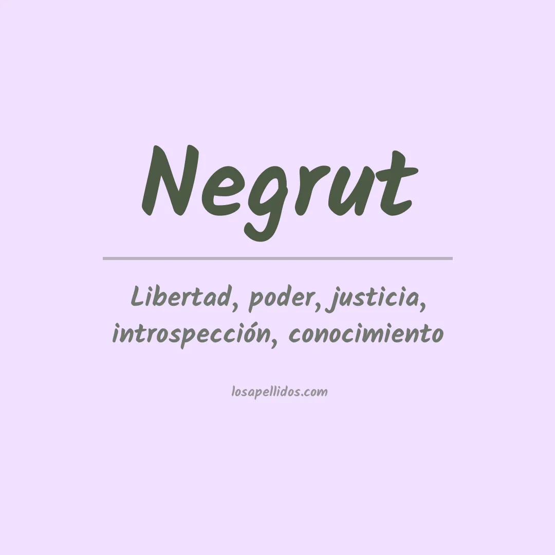 Apellido Negrut