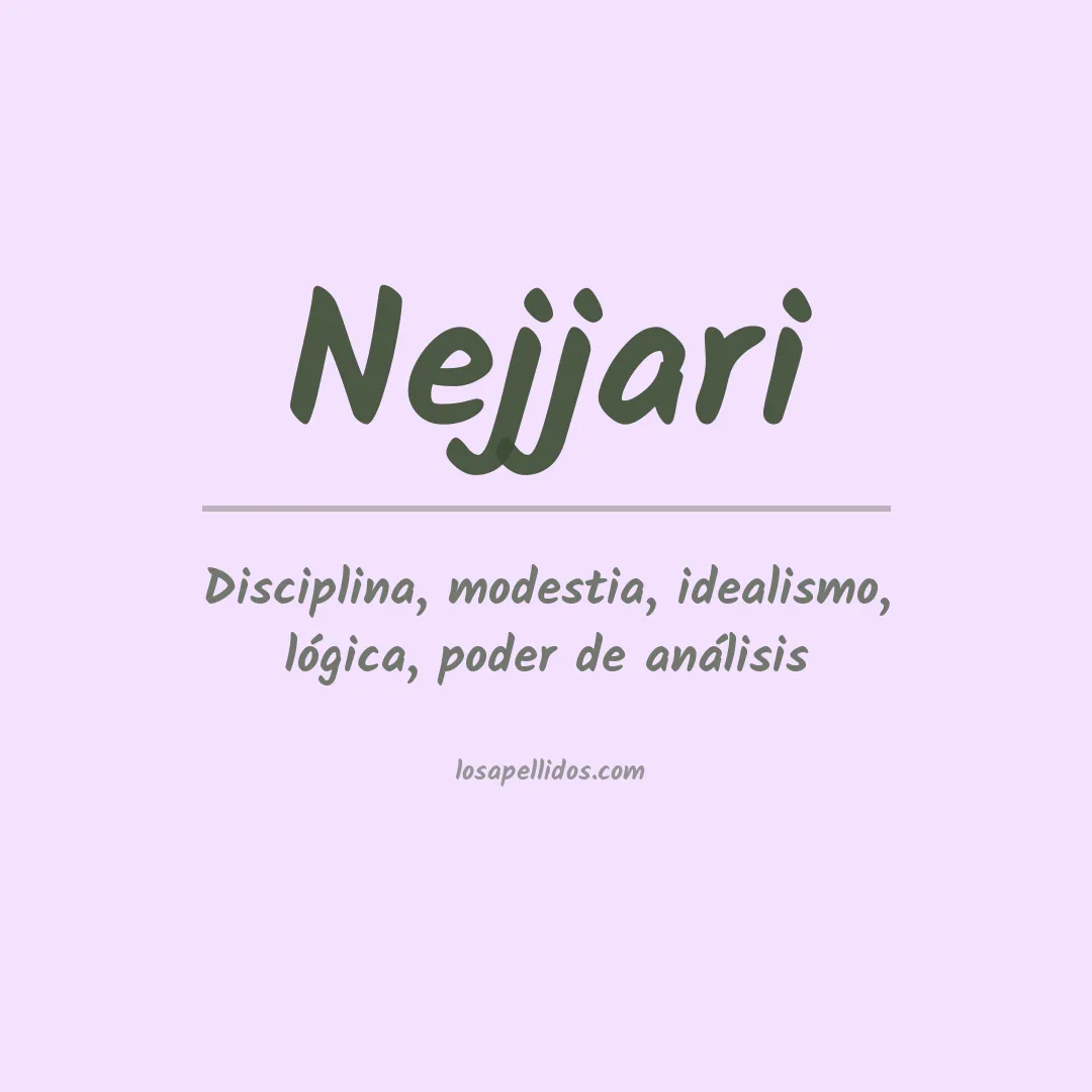 Apellido Nejjari