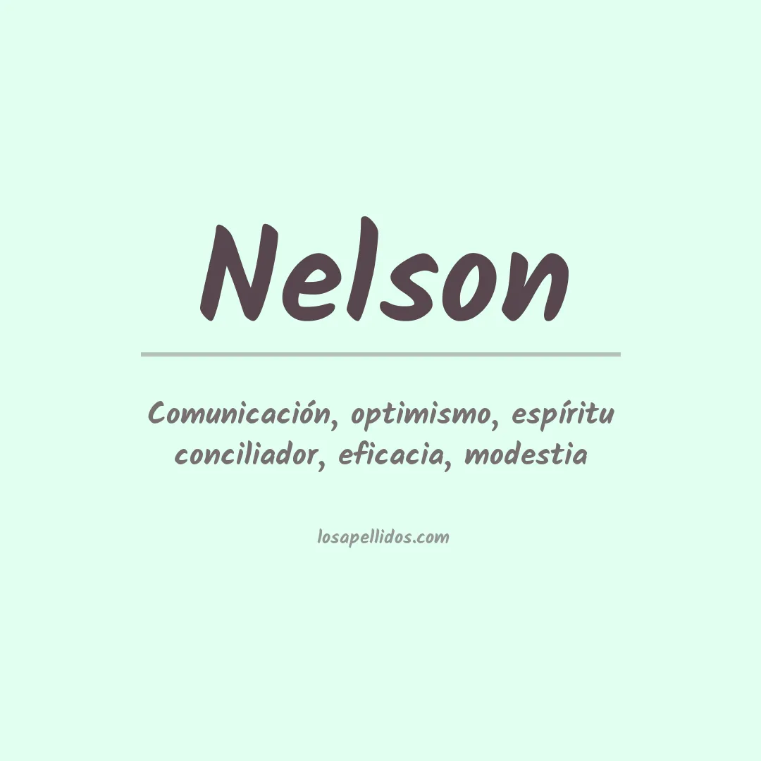 Apellido Nelson