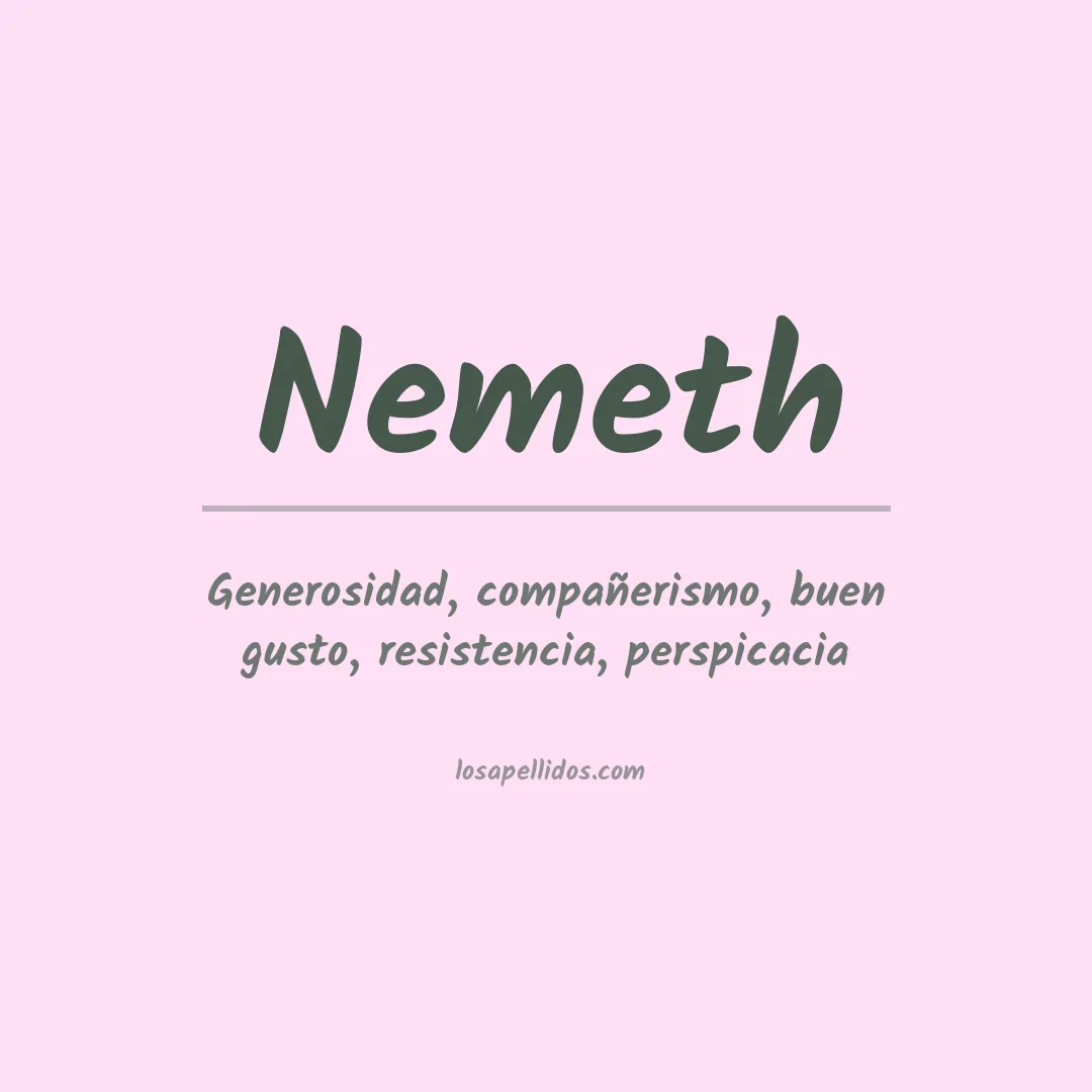 Apellido Nemeth