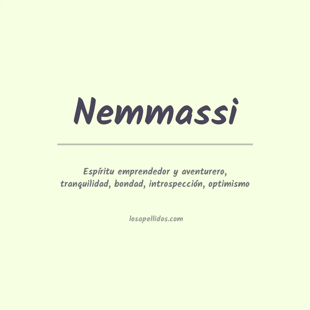 Apellido Nemmassi