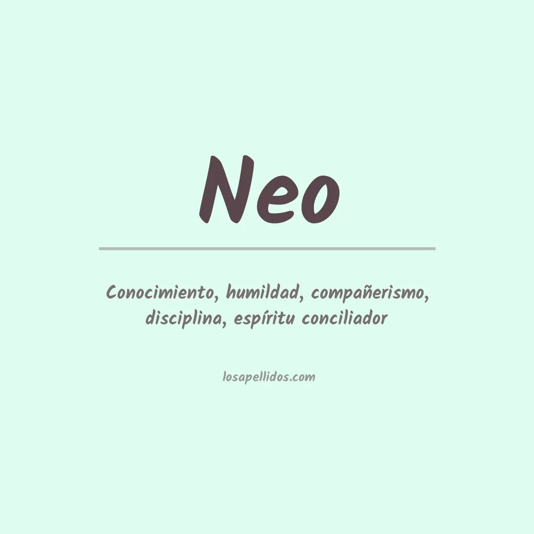 Apellido Neo