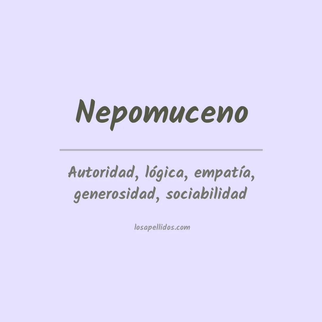 Apellido Nepomuceno