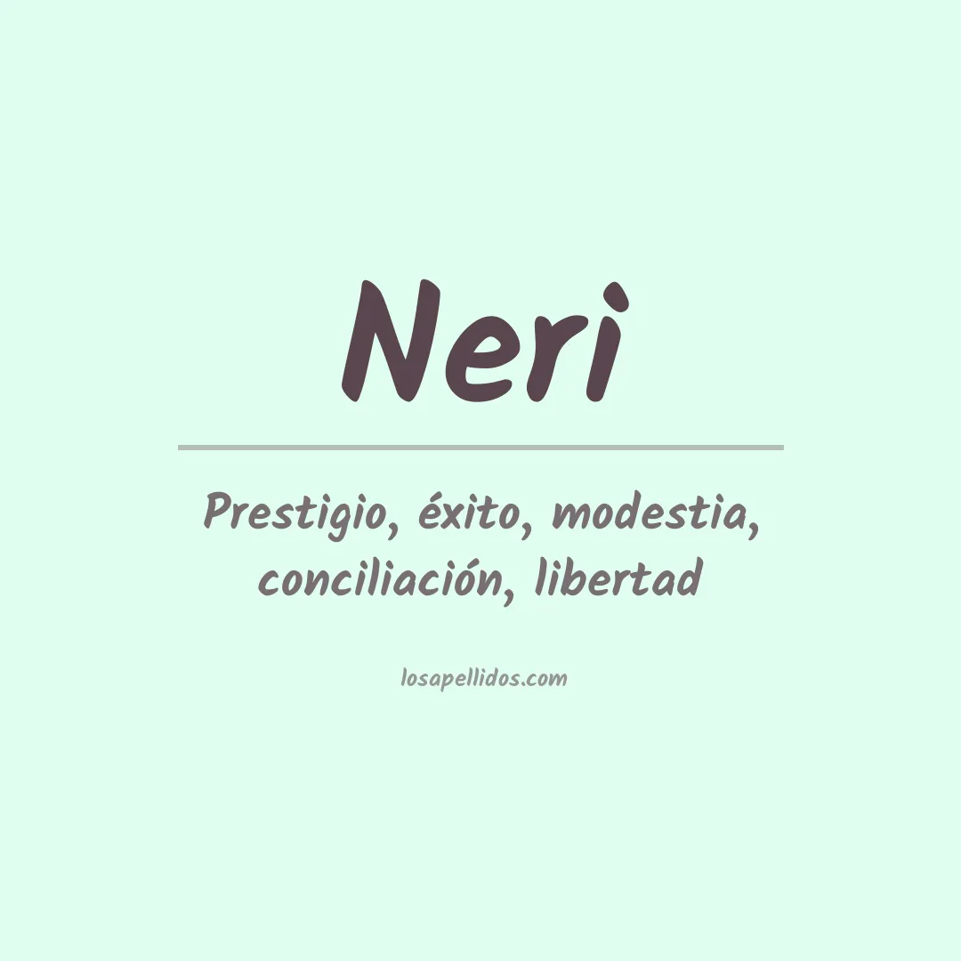 Apellido Neri