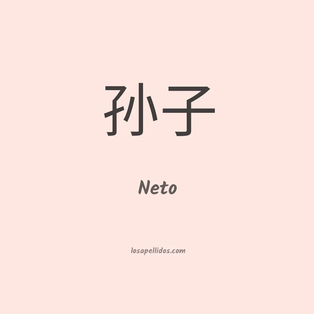 Neto en chino