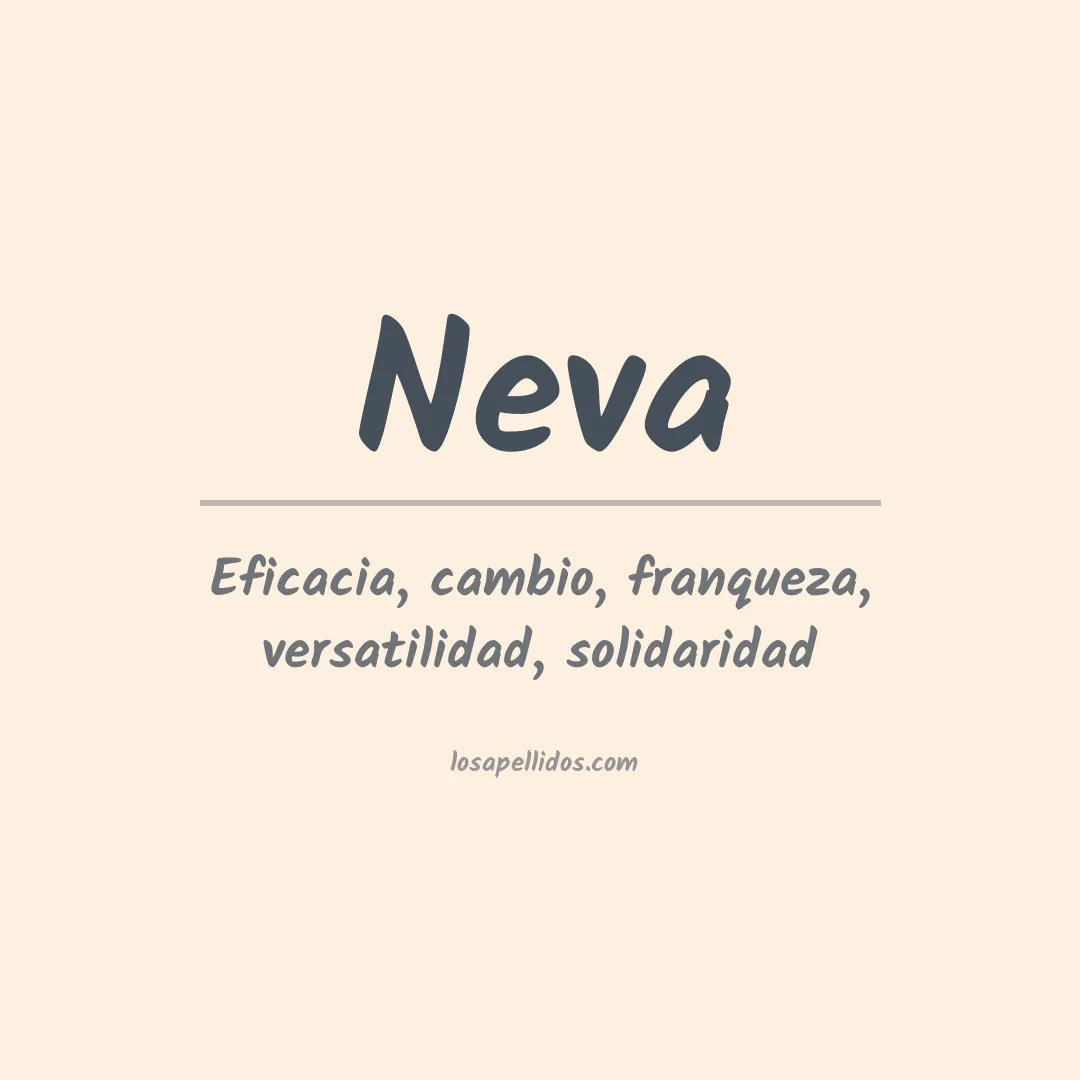 Apellido Neva
