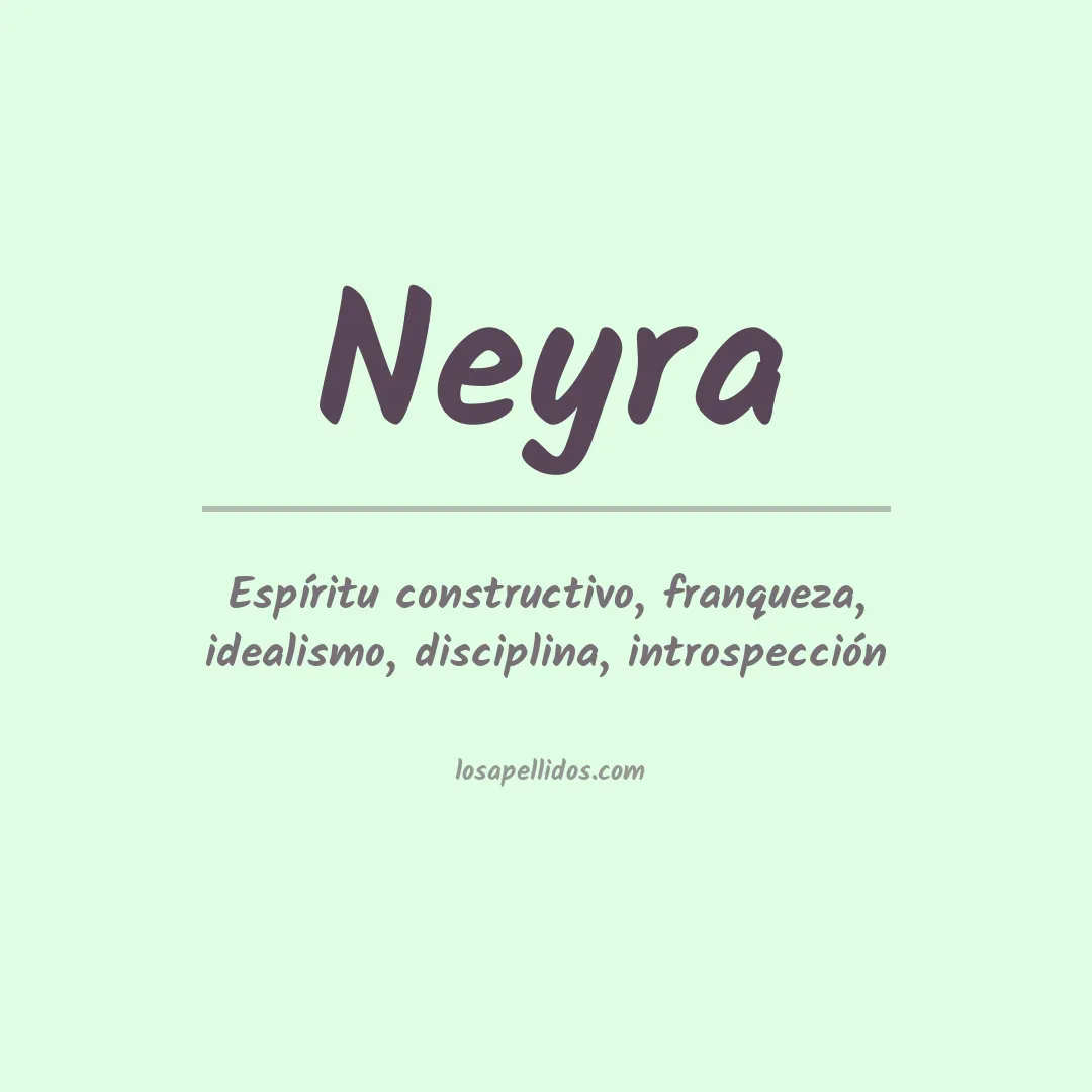 Apellido Neyra