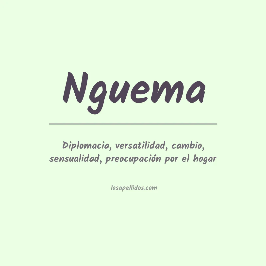 Apellido Nguema