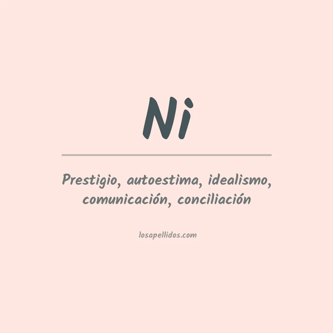 Apellido Ni