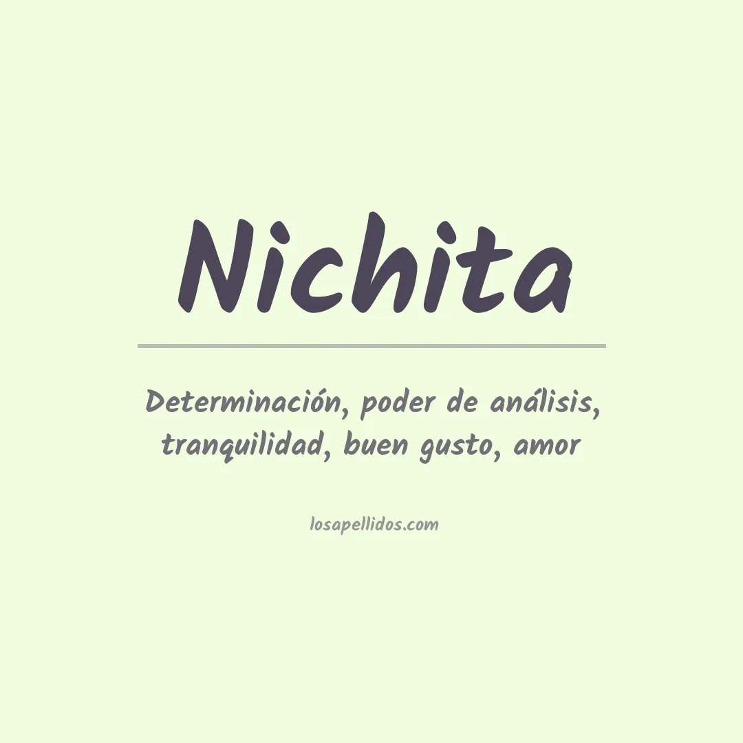 Apellido Nichita