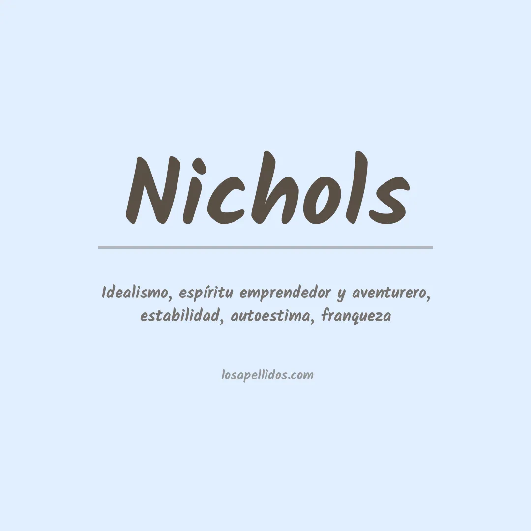 Apellido Nichols