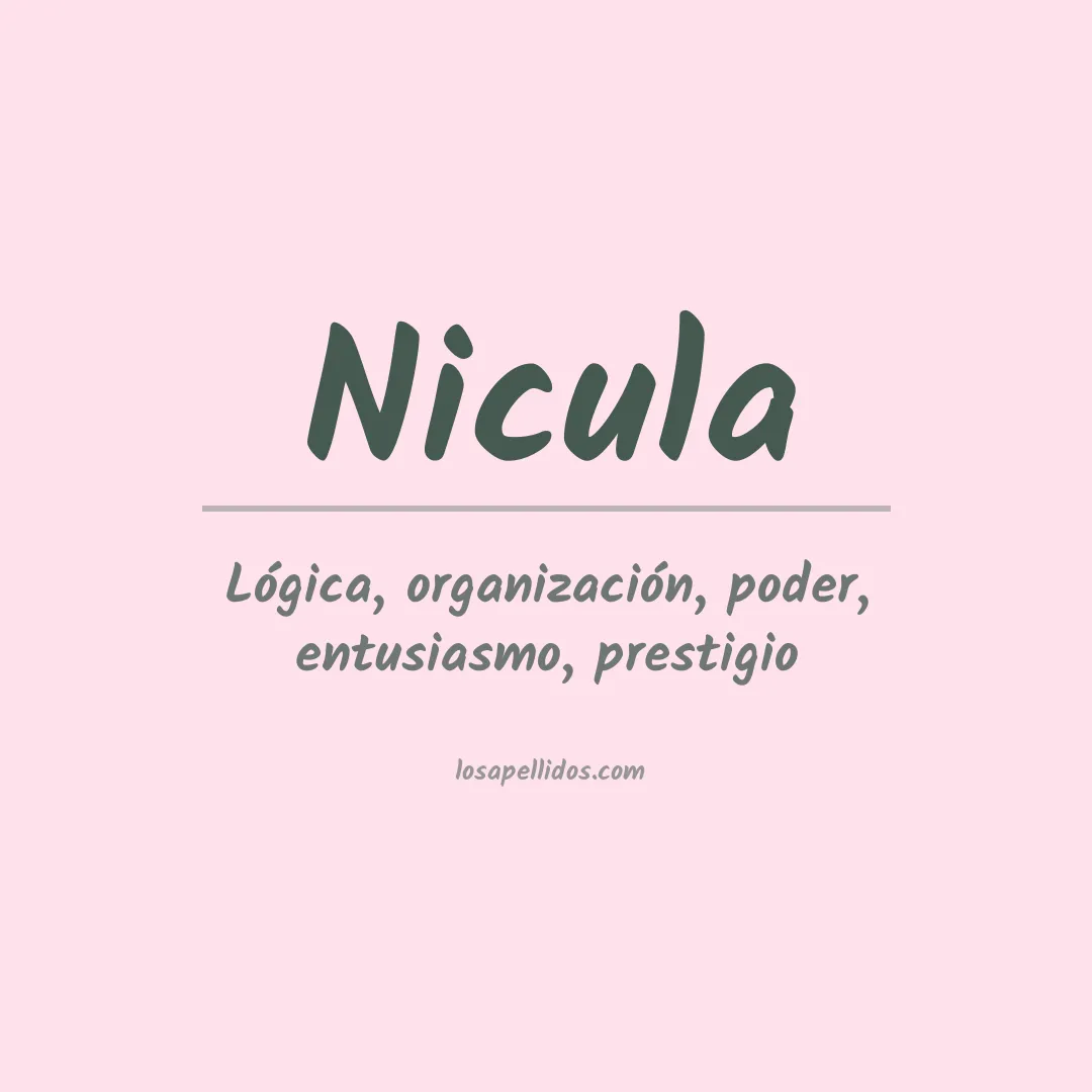 Apellido Nicula
