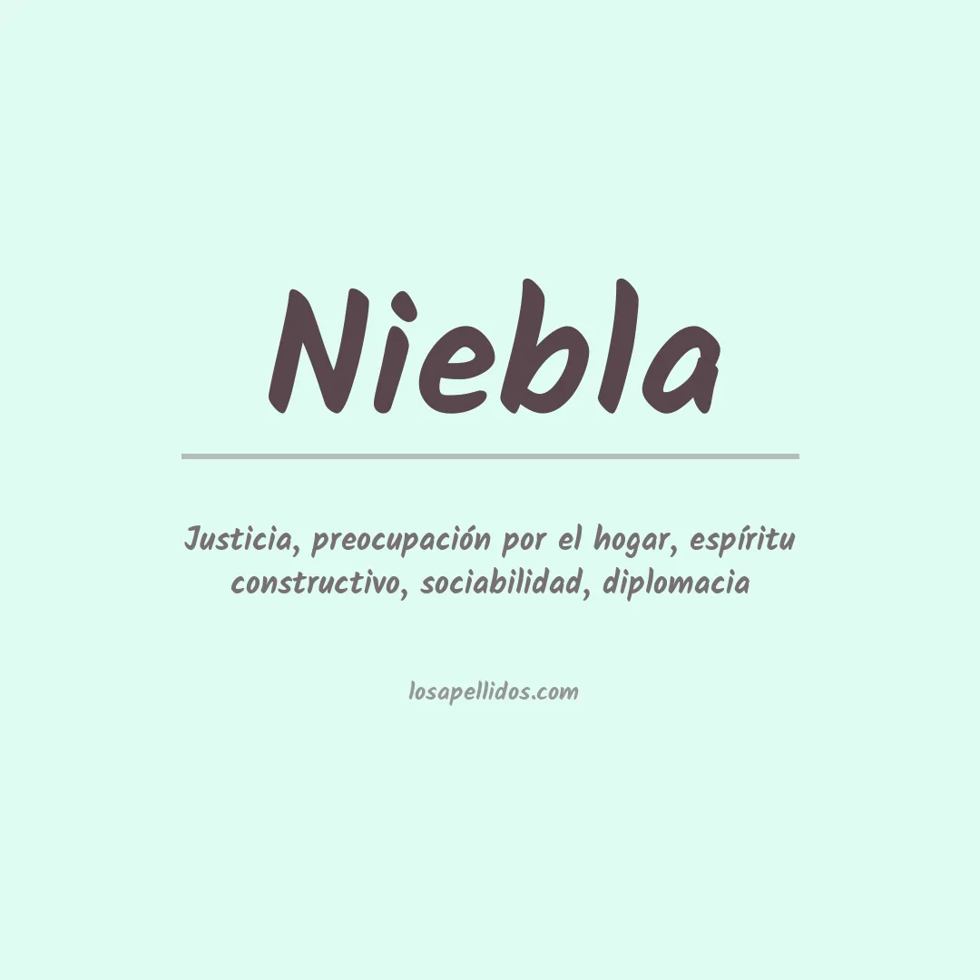 Apellido Niebla