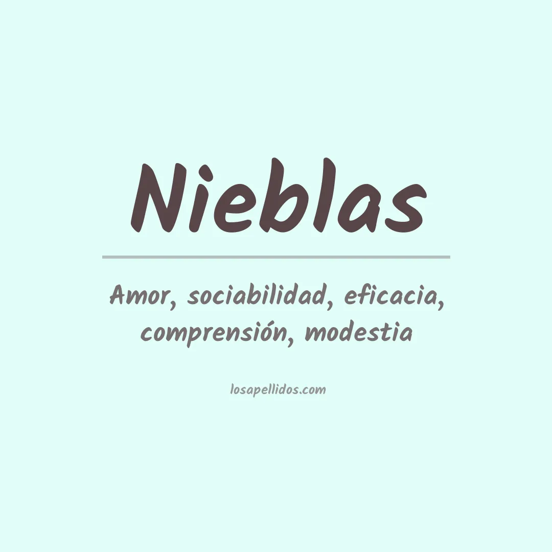 Apellido Nieblas