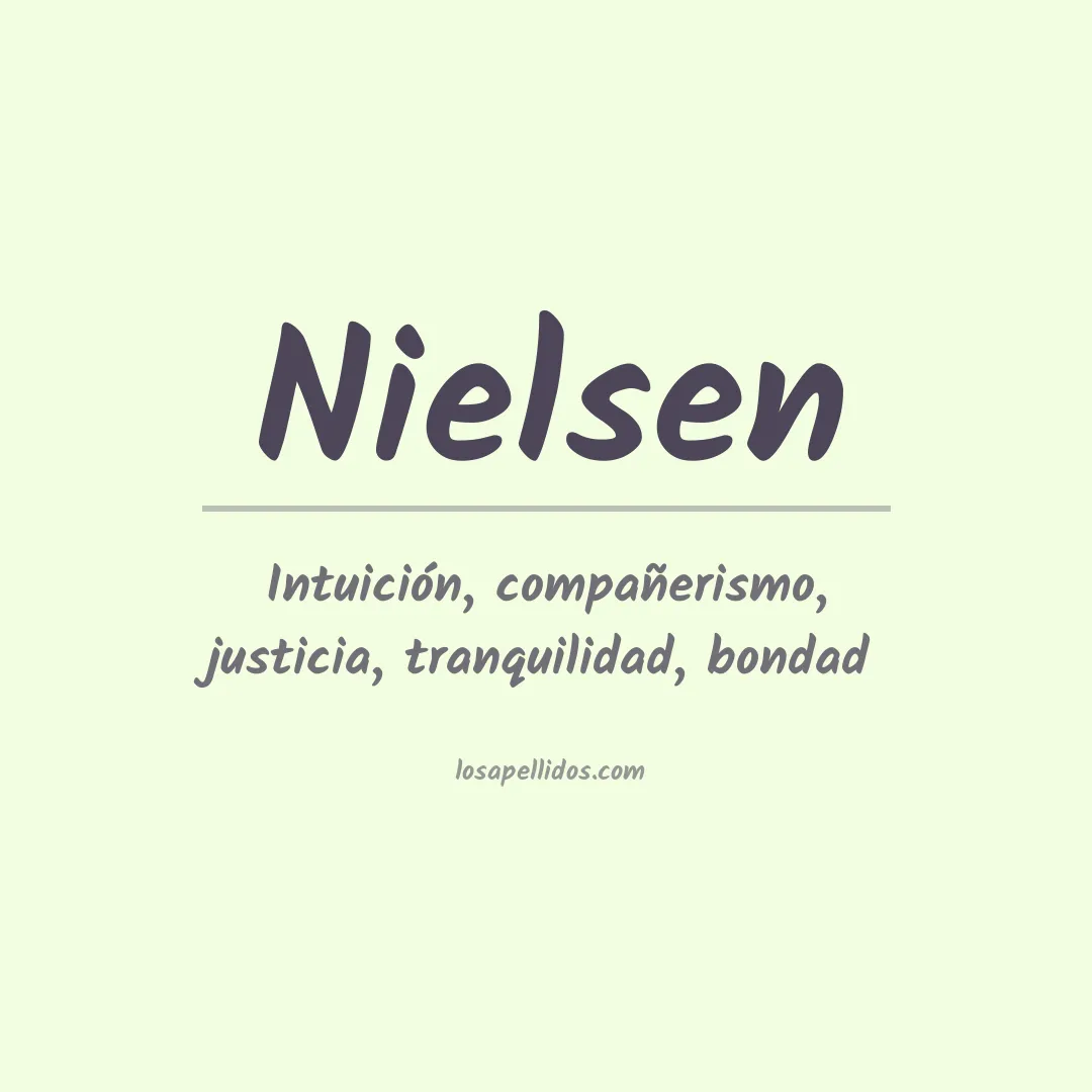 Apellido Nielsen