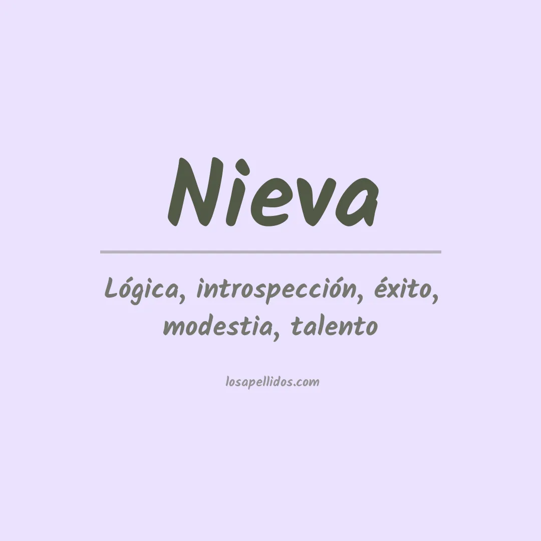 Apellido Nieva