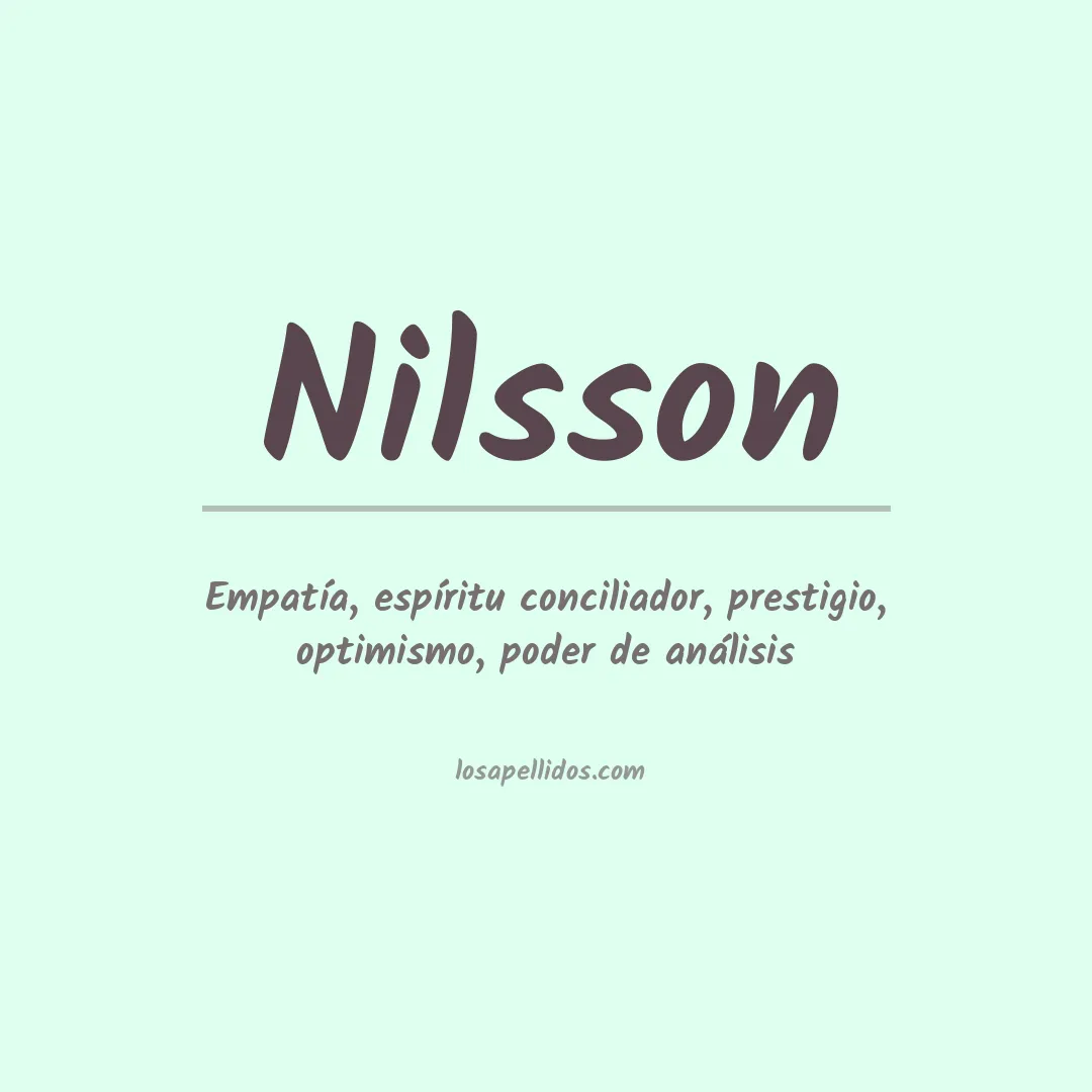 Apellido Nilsson